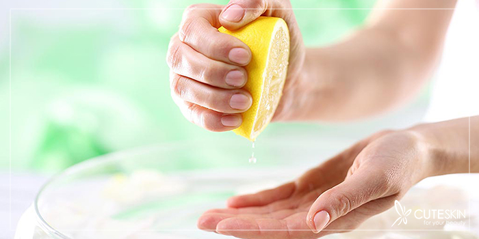 درمان تیرگی زیر بغل با لیمو